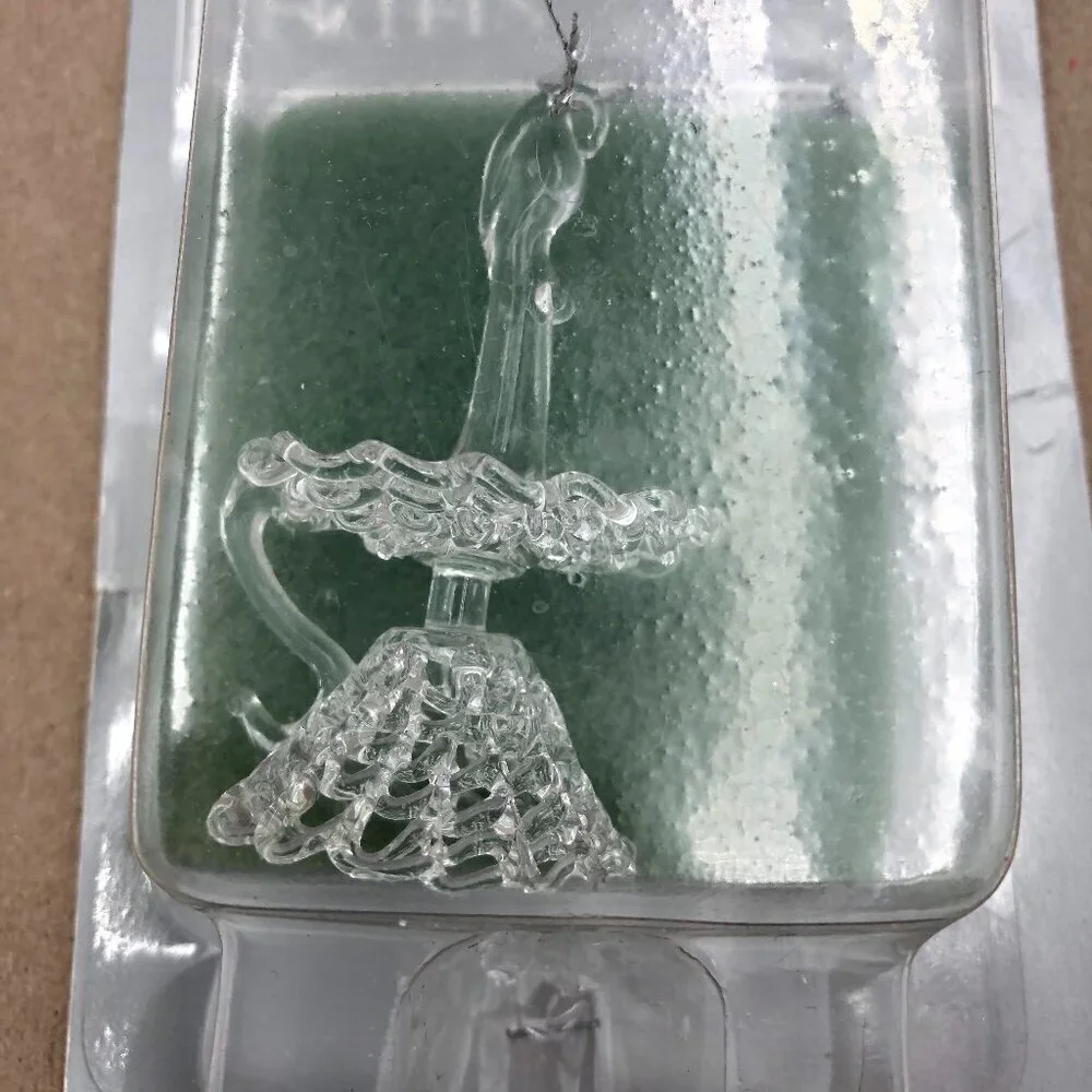 Glass Christmas Ornaments Set of 5